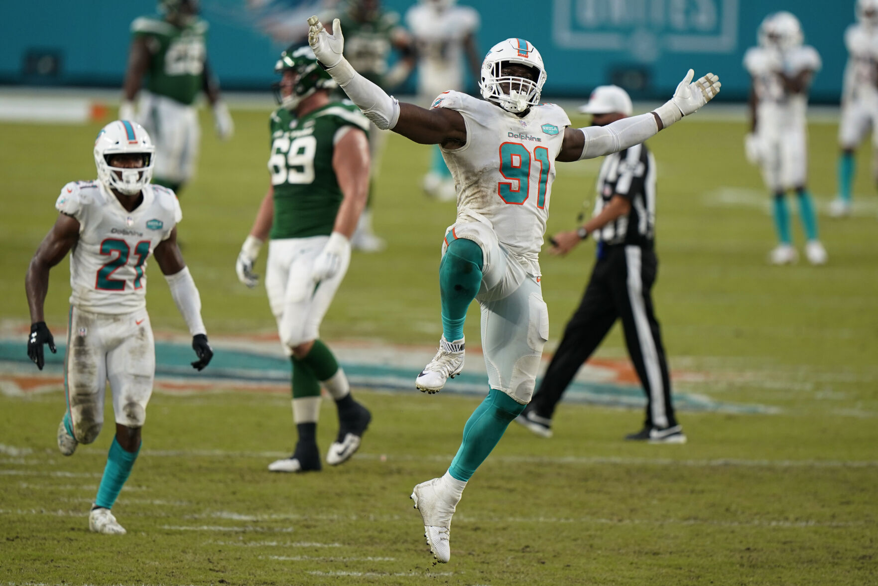 Jets Dolphins Football